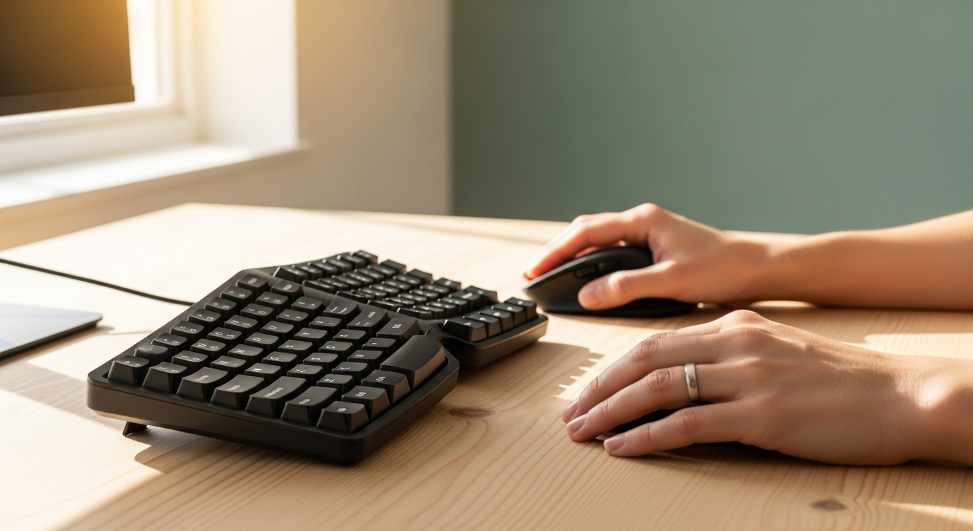 Teclado y Ratón Ergonómicos: Guía para Aliviar el Dolor de Muñeca en LATAM (2026)