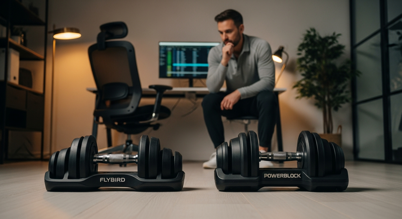 Mancuernas Ajustables: ¿Flybird o Powerblock? Análisis Honesto Tras 6 Meses de Uso (2026)