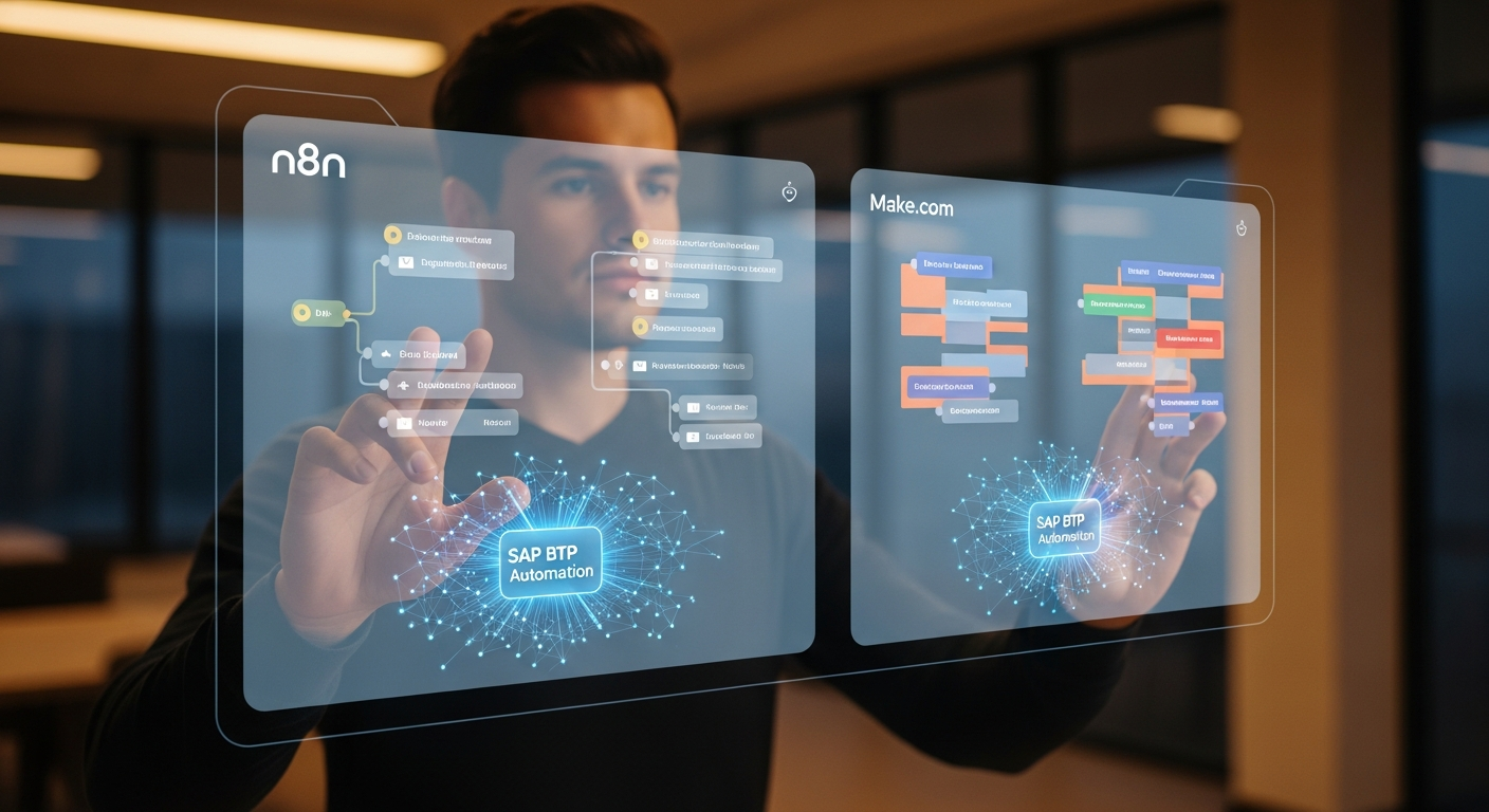 n8n vs Make.com para Automação SAP BTP: Guia Definitivo