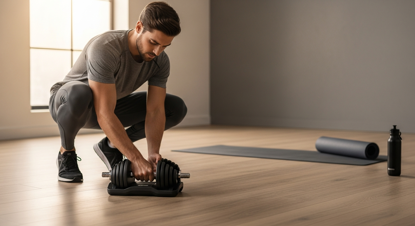 Las 7 Mejores Mancuernas Ajustables para P90X en Casa (2026)