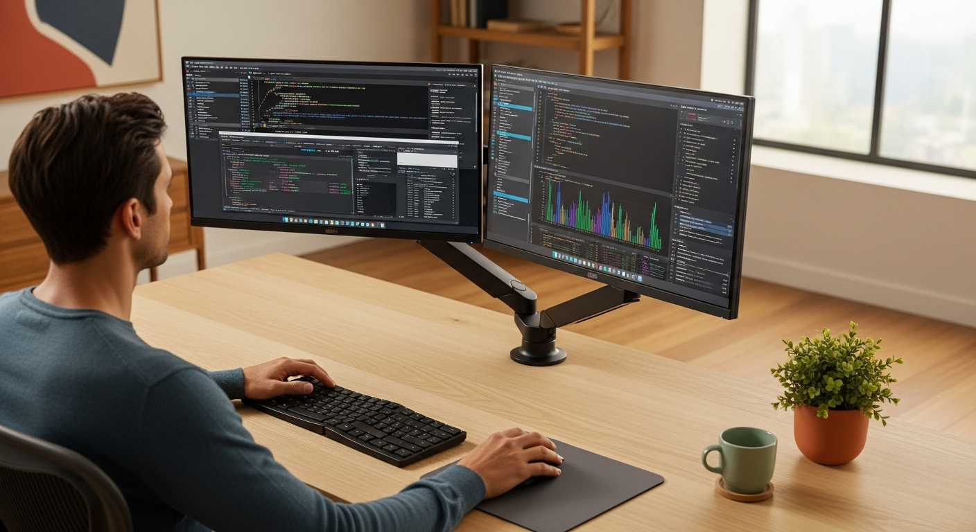 Melhor Suporte Ergonômico para Dois Monitores: Guia Completo para Home Office
