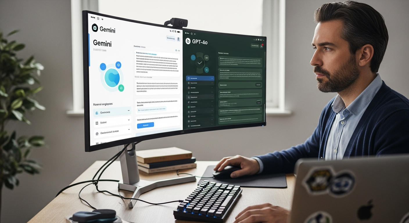 Gemini vs. GPT-4o para Profissionais: Guia Completo para Escolher Seu Assistente de IA