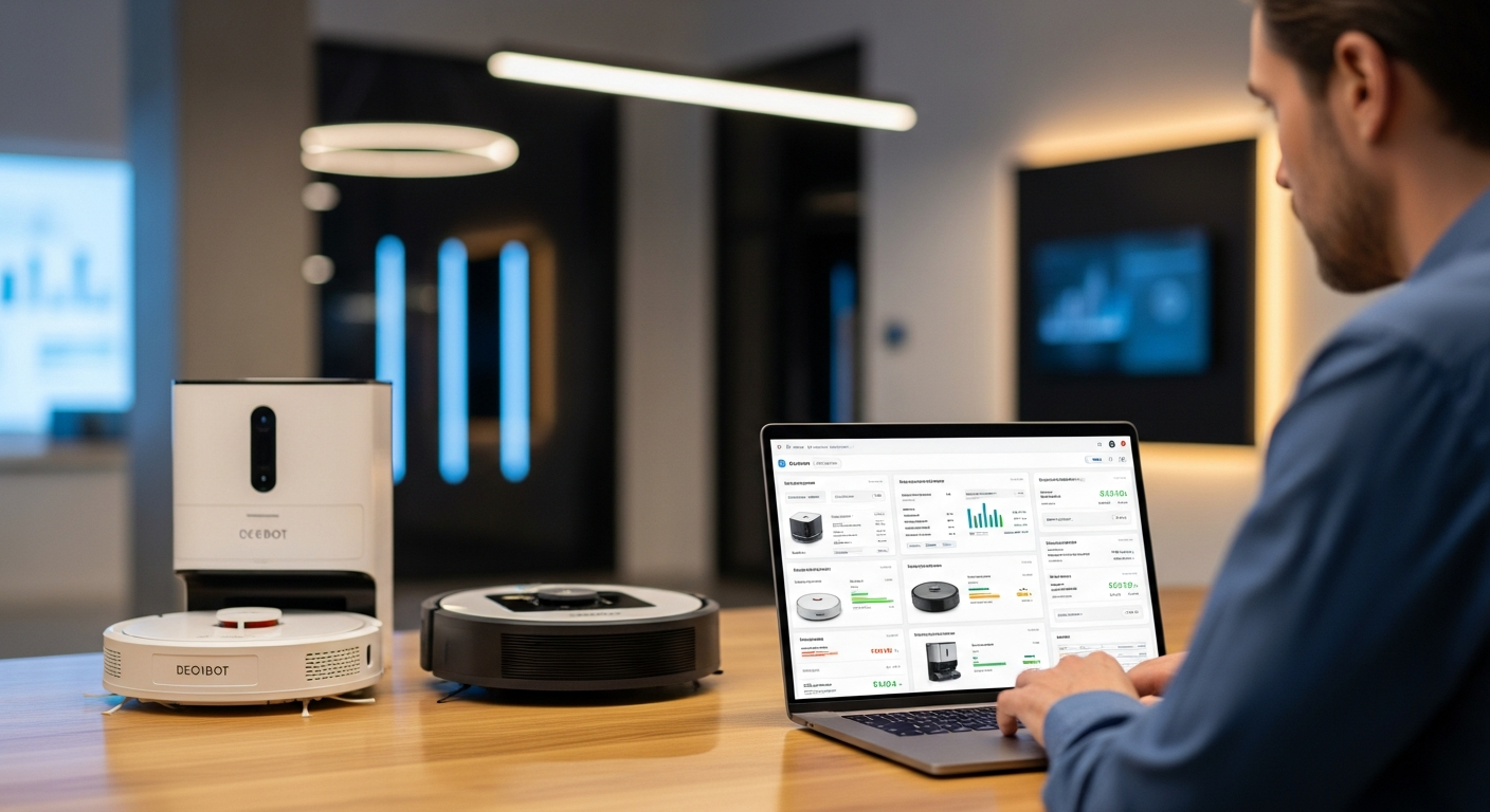 Ecovacs vs. Roomba vs. Roborock: ¿Cuál es el Mejor Robot Aspirador para su Negocio en LATAM? (Análisis 2026)